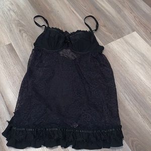 Victoria’s Secret black lingerie size 34B